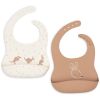 Lot de 2 bavoirs en silicone Kangaroots Jollein Produit 1