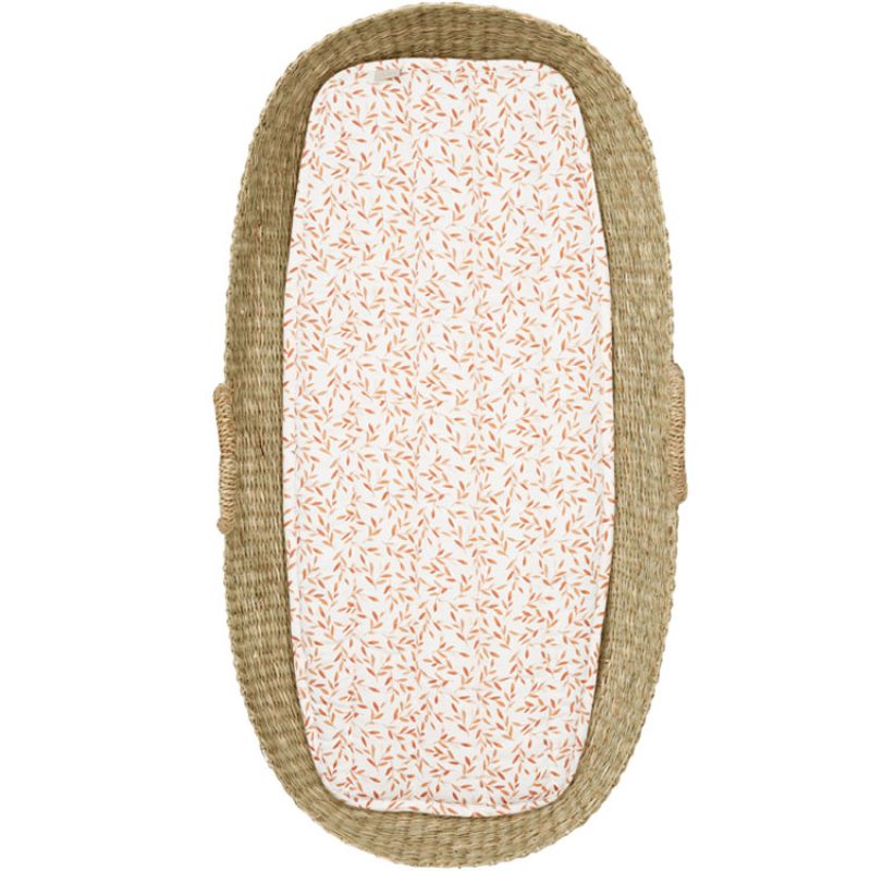 Matelas pour panier à langer Caramel Leaves Cam Cam Copenhagen