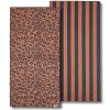 Serviette microfibre Marron-Noir (70 x 140 cm) Atelier Wagram Produit 1