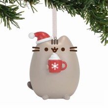 Décoration de Noël à suspendre Pusheen le chat Bonnet rouge  par GUND