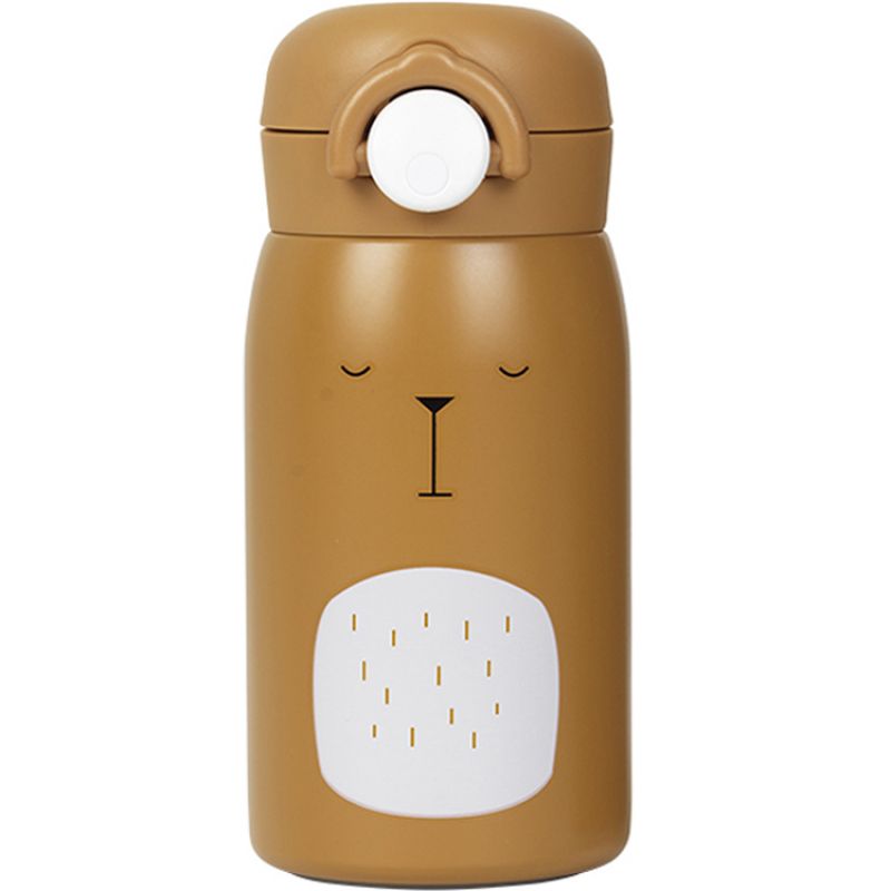 Gourde isotherme ours ocre (320 ml) Fabelab
