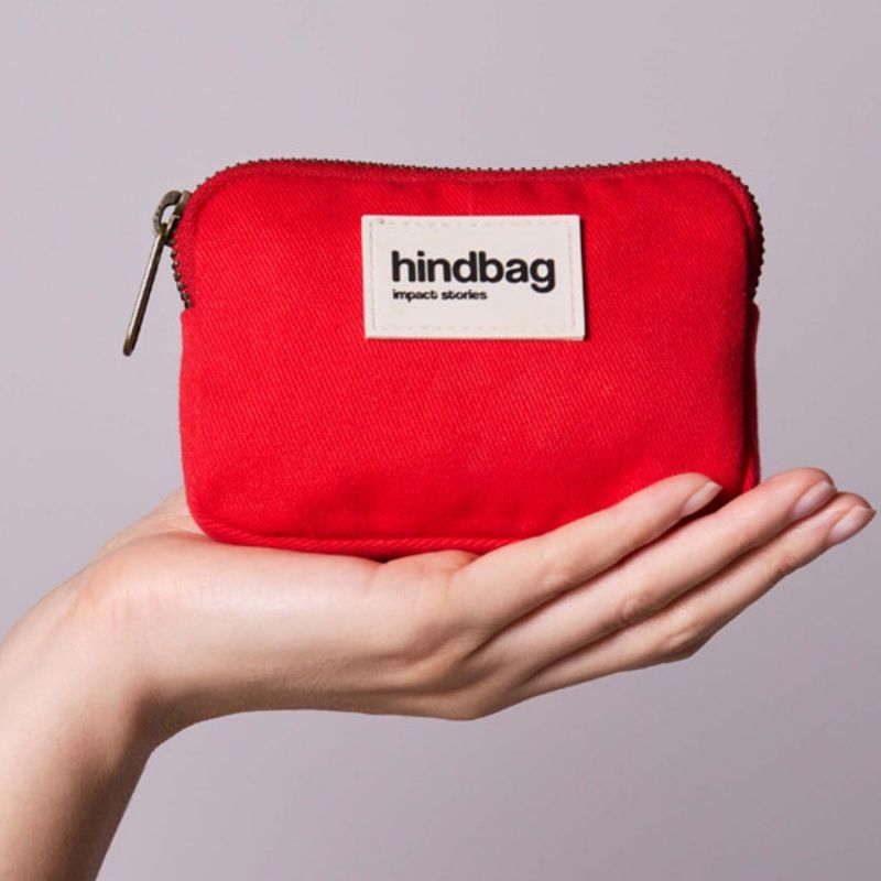 Porte-monnaie Lili Coeur Carmin Hindbag Produit 1