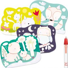 Coffret créatif Coloriages magiques Caché dans les bois