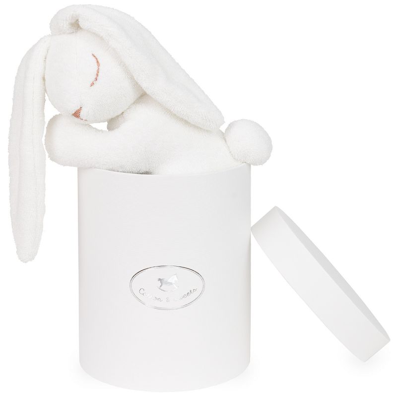Peluche géante lapin Bubi en bambou écru (65 cm) Cotton&Sweets