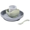 Coffret repas silicone Galet (4 pièces) Béaba Produit 1