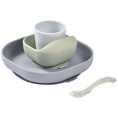 Coffret repas silicone Galet (4 piÃ¨ces)