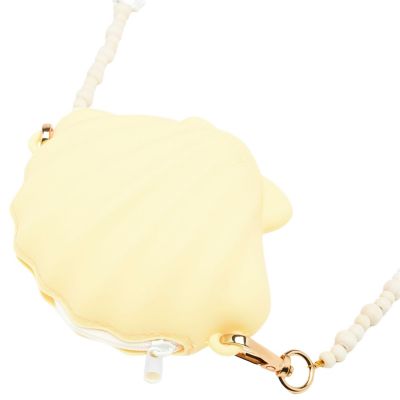 Sac bandoulière coquillages Jaune