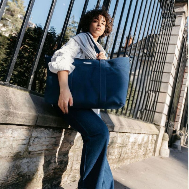 Sac à langer Madrid XXL Denim (67x20 cm) Béaba Ambiance 2