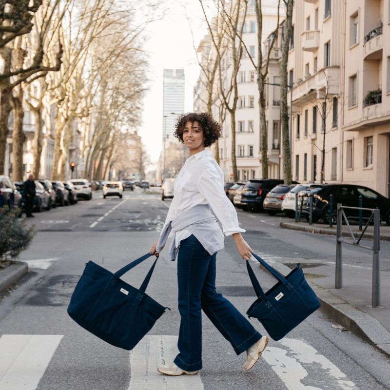 Sac à langer Madrid XXL Denim (67x20 cm) Béaba Ambiance 4