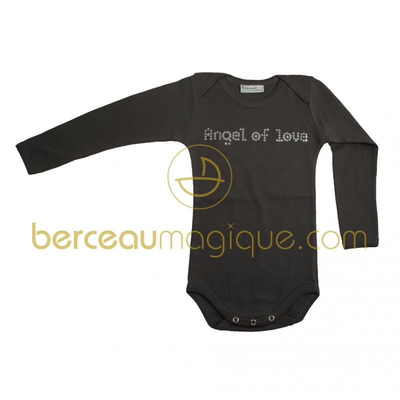 Body taupe manches longues Angel 