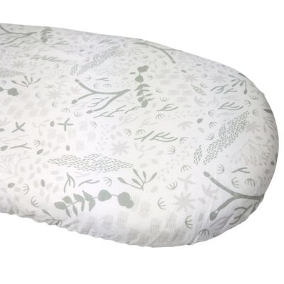 Drap housse en coton bio pour landau Yukari Tilleul (76 x 30 cm) Kadolis