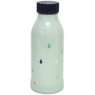 Gourde en inox Goutte verte (350 ml) Petit Monkey