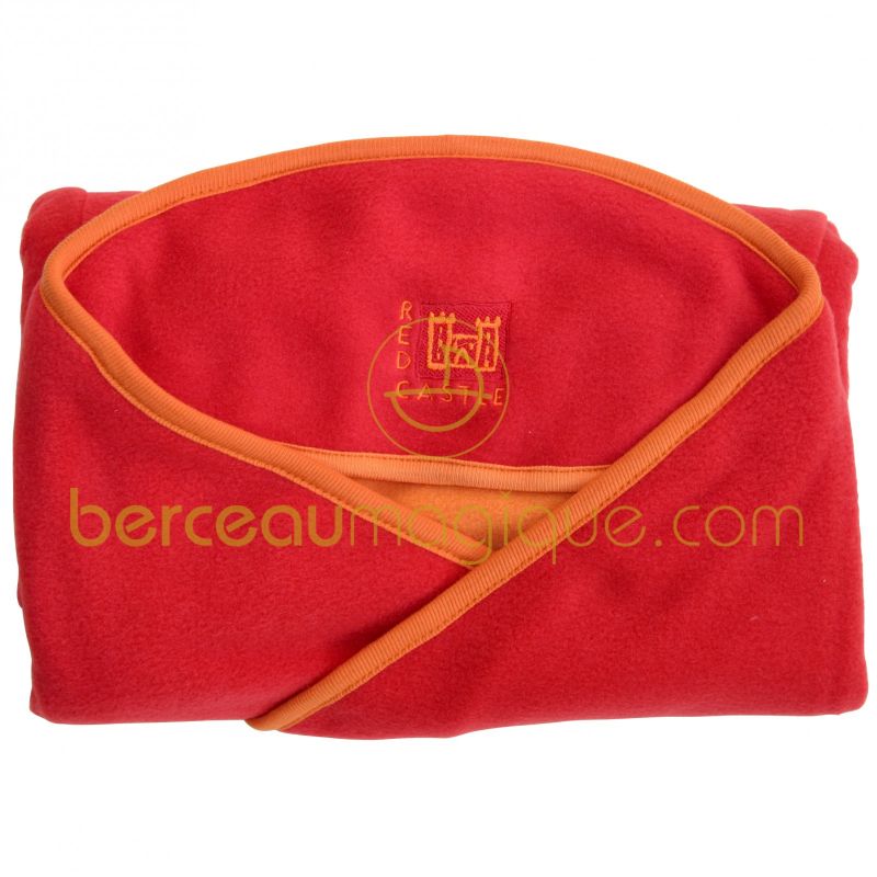 Babynomade polaire rouge et orange (taille 1 :  66 x 85 cm) Red Castle
