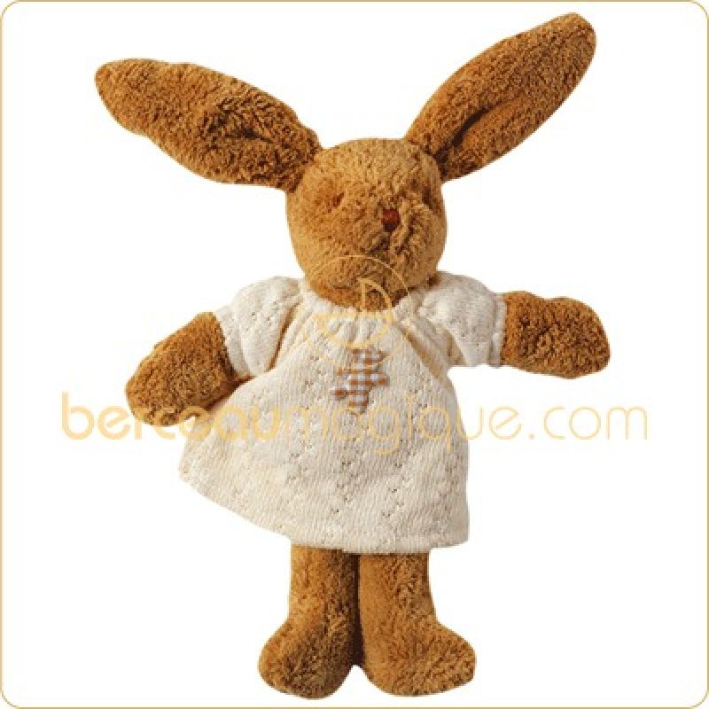 Peluche Lapin robe tricot (24 cm) Trousselier