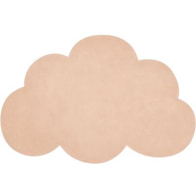 Tapis nuage en coton abricot (67 x 100 cm)