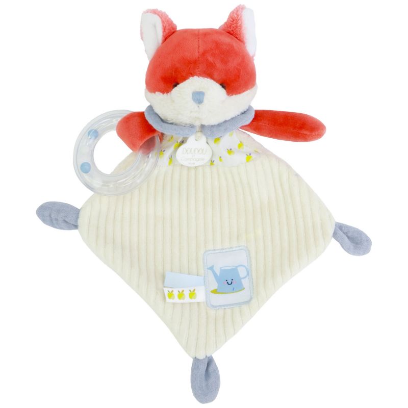 Doudou hochet Romarin Le Renard Dans Mon Jardin (21 cm) Doudou et Compagnie Produit 3