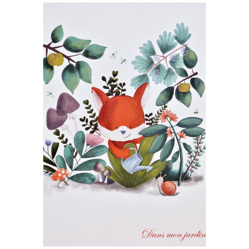 Doudou hochet Romarin Le Renard Dans Mon Jardin (21 cm) Doudou et Compagnie Packaging 6