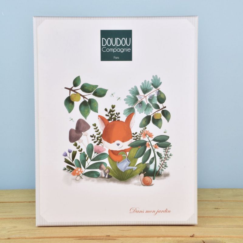 Doudou hochet Romarin Le Renard Dans Mon Jardin (21 cm) Doudou et Compagnie Packaging 7
