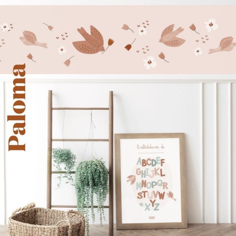 Frise papier peint Paloma Charlie et Suzie Ambiance 6