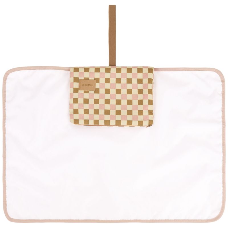 Tapis à langer imperméable Yellow pink mosaic Hyde Park Nobodinoz Produit 2