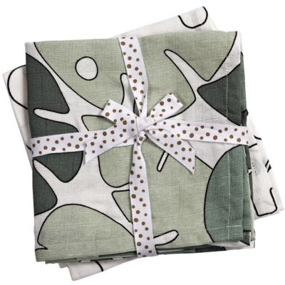 Lot de 2 maxi langes Tiny tropics (120 x 120 cm) Done by Deer