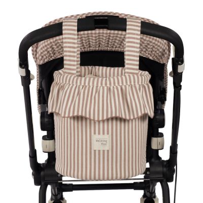 Sac Bucket Praliné Rayures Moka