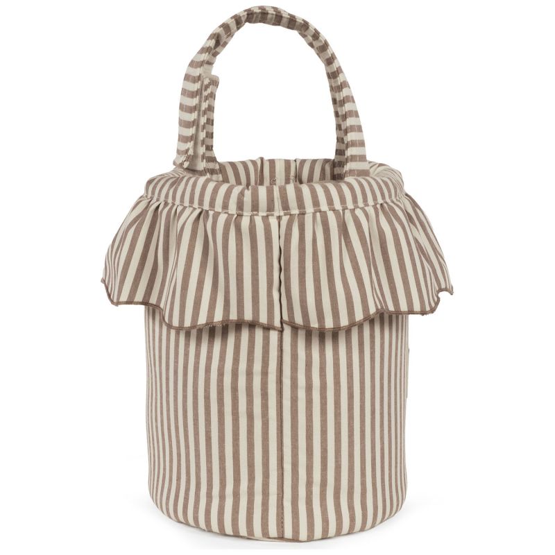 Sac Bucket Praliné Rayures Moka Walking Mum Produit 4
