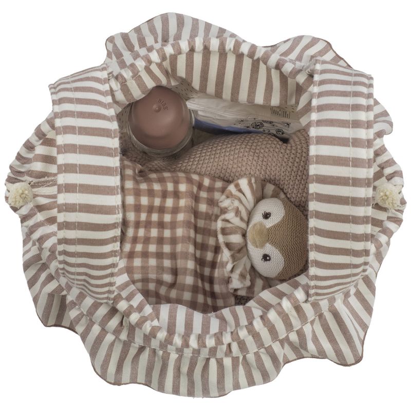 Sac Bucket Praliné Rayures Moka Walking Mum Produit 5