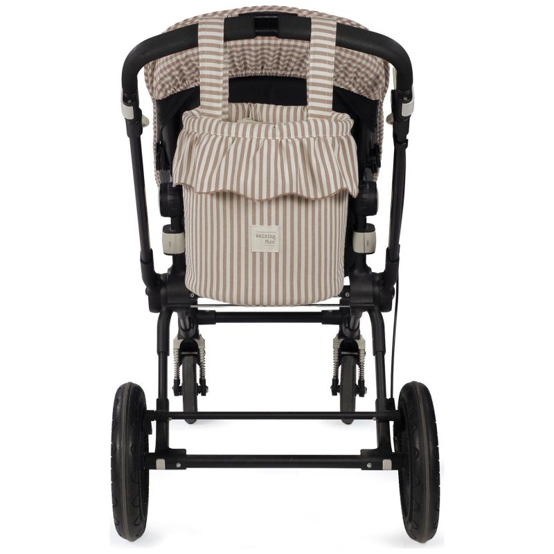 Sac Bucket Praliné Rayures Moka Walking Mum Produit 9