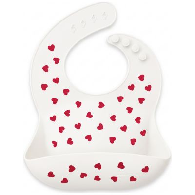 Bavoir silicone avec récupérateur Full of Love