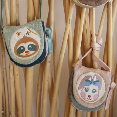 Sac bandoulière enfant Tchikis 3 Paresseux