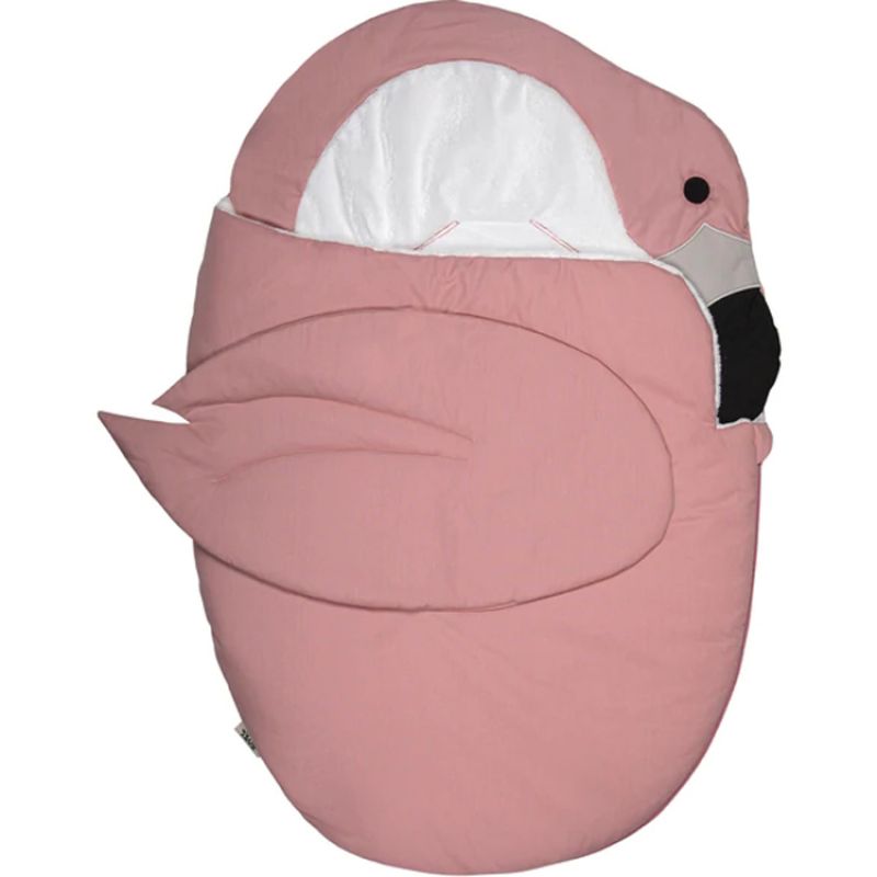 Nid d'ange passe sangle Flamant rose (80 cm) Baby Bites