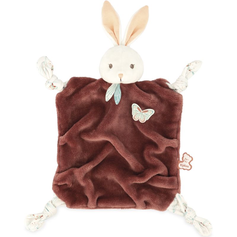 Doudou plat plume Lapin cannelle (20 cm) Kaloo