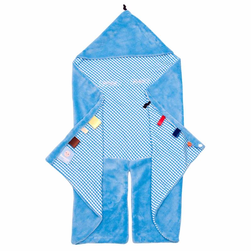 Couverture Trendy Wrapping Dolphin Blue (0-12 mois) Snoozebaby