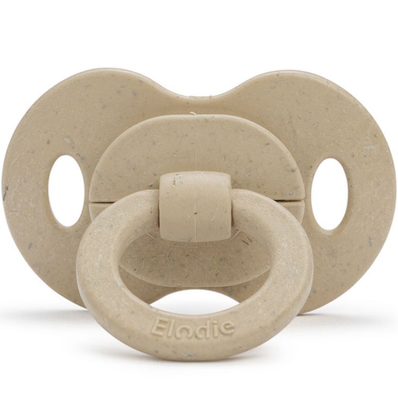 Sucette physiologique en bambou Pure Khaki (3 mois et +) Elodie Details