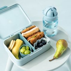 Lot de 3 moules en silicone Happy clouds Bleu