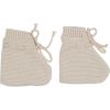 Lot brassière, bonnet et chaussons Sable (0-1 mois) Trois Kilos Sept Produit 4