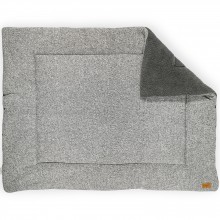 Tapis de jeu Stonewashed tricot gris (80 x 100 cm)  par Jollein