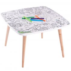 Table à colorier Coloritable modèle La Plongée - DBKids