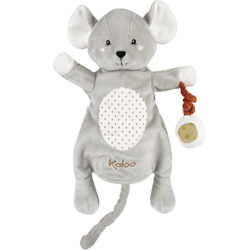 Peluche marionnette souris Lili Kachoo Kaloo