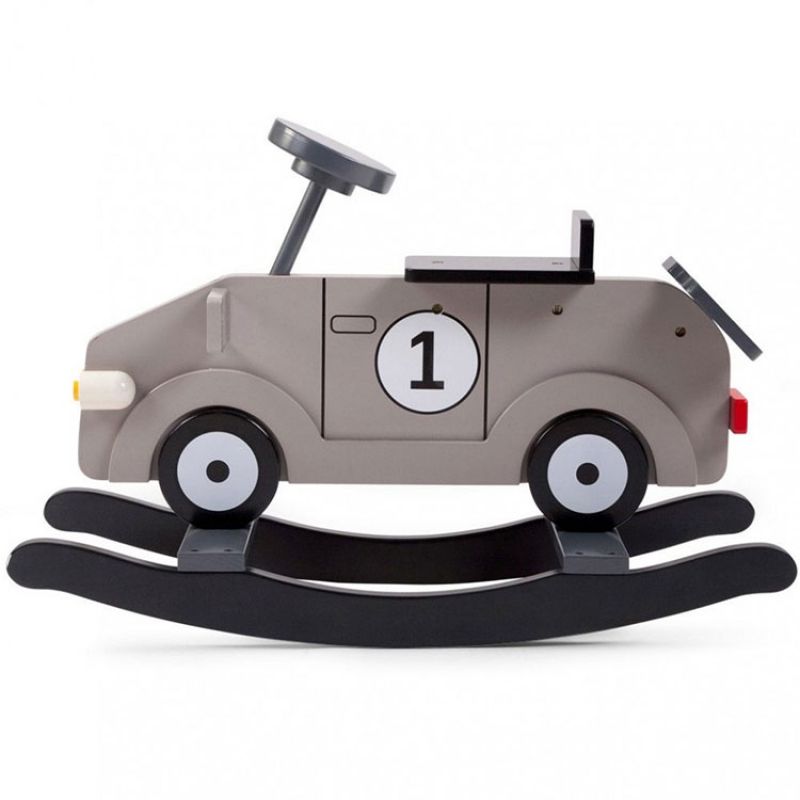 Ma première voiture à bascule gris Childhome