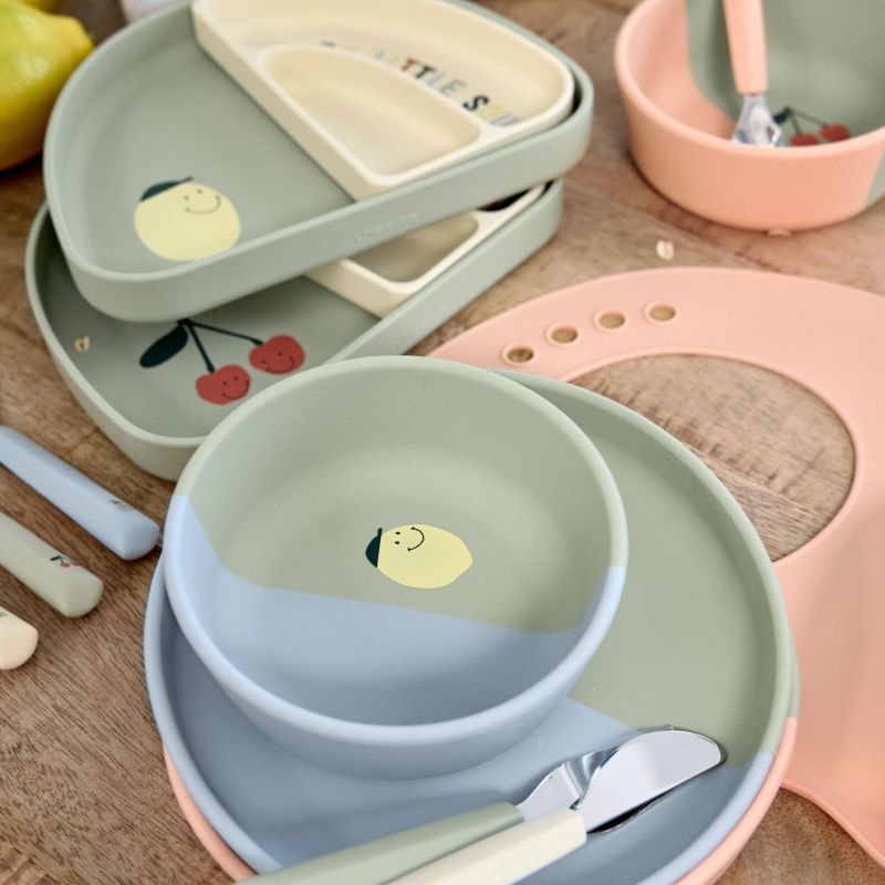 Assiette en silicone Happy Fruits Citron Lässig Ambiance 6