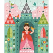 Puzzle princesse dans le château (64 pièces)   par Petit Collage