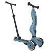 Porteur évolutif en trottinette Highwaykick 1 Push&Go Bleu Acier  par Scoot And Ride