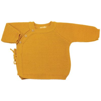 Lot brassière, bonnet et chaussons Moutarde (0-1 mois)