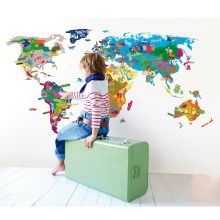 Sticker géant Map'monde  par Mimi'lou