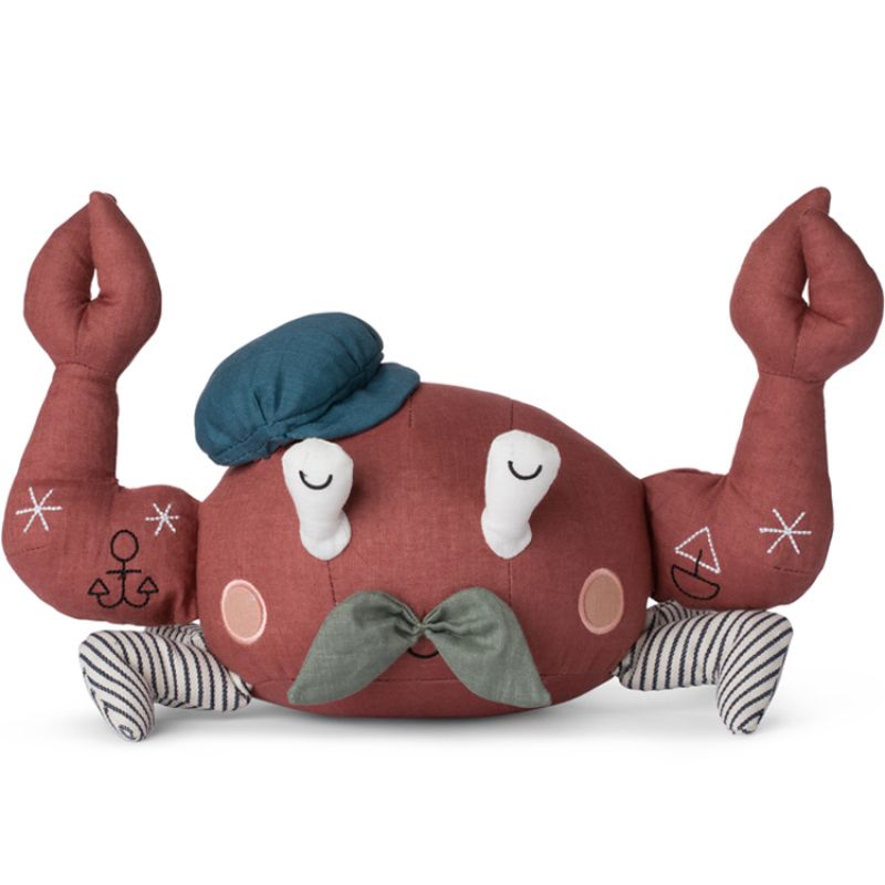 Coffret peluche crabe (30 cm) Picca Loulou