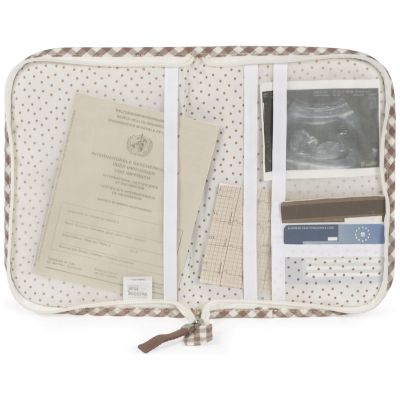 Protège carnet de santé Praliné Vichy Moka