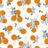 Papier peint mandarines Tangerine (50 cm x 10 m)  par Lilipinso