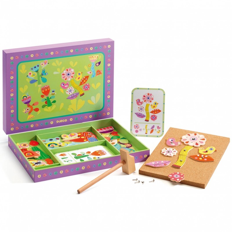 Jeu de clous tap tap jardin Djeco